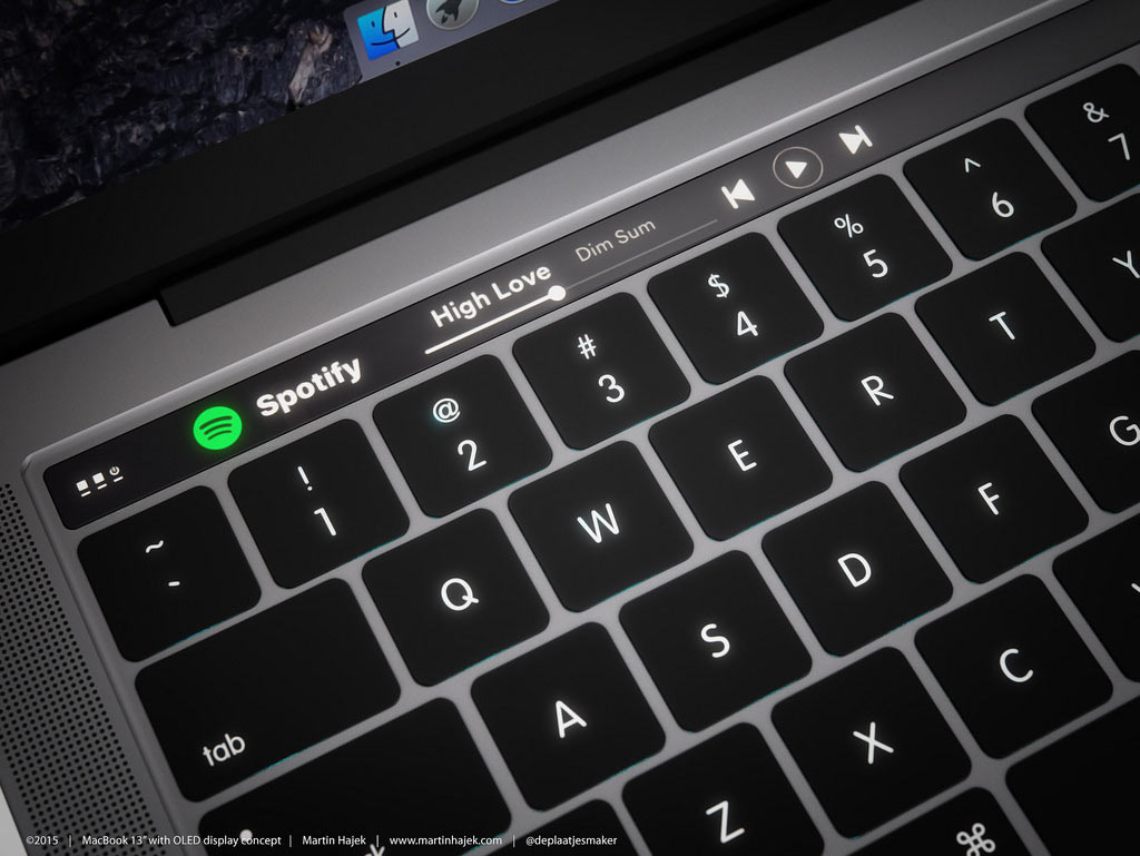 MacBook Pro 2016 タッチバー コンセプト4
