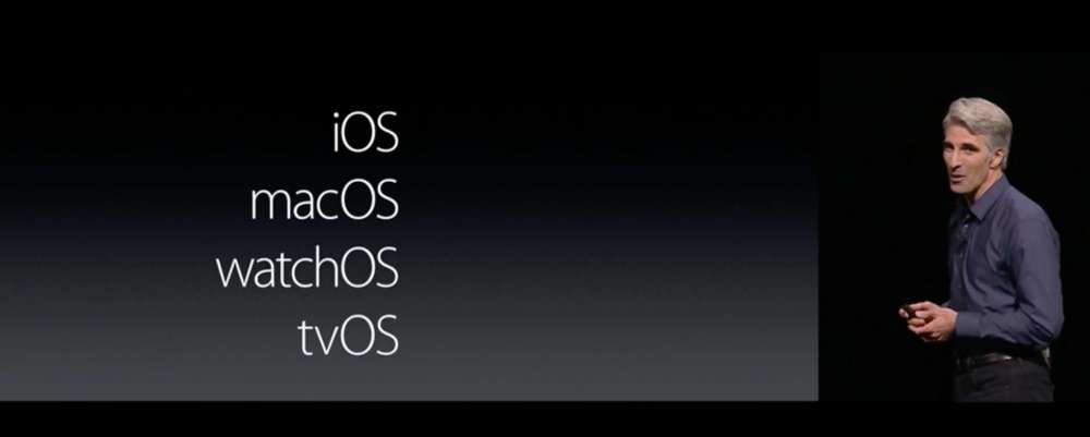 macOS Sierra 名称変更