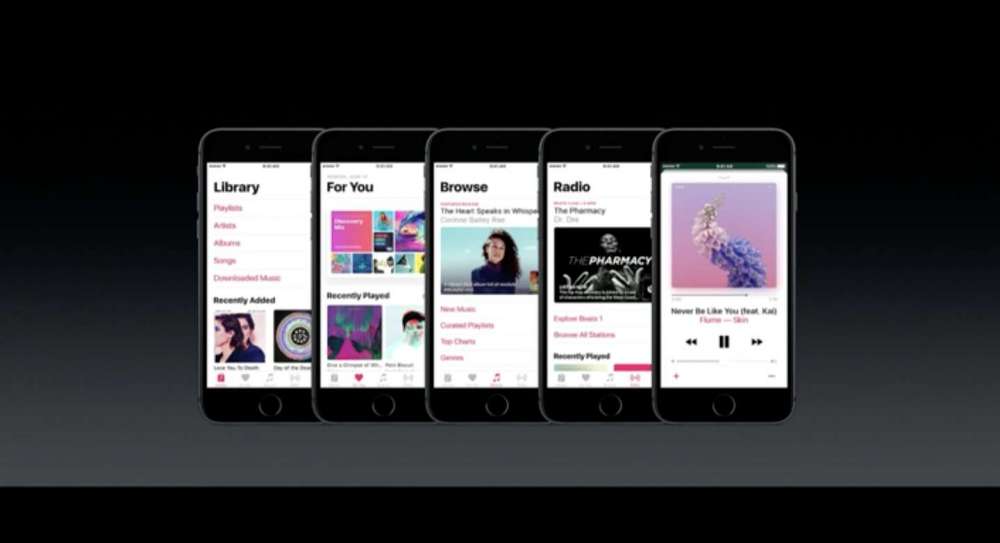 iOS10 Apple Music