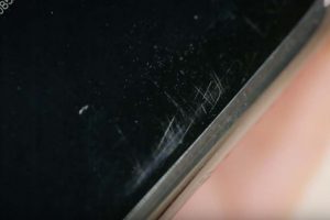 iPhone7 ジェットブラック傷