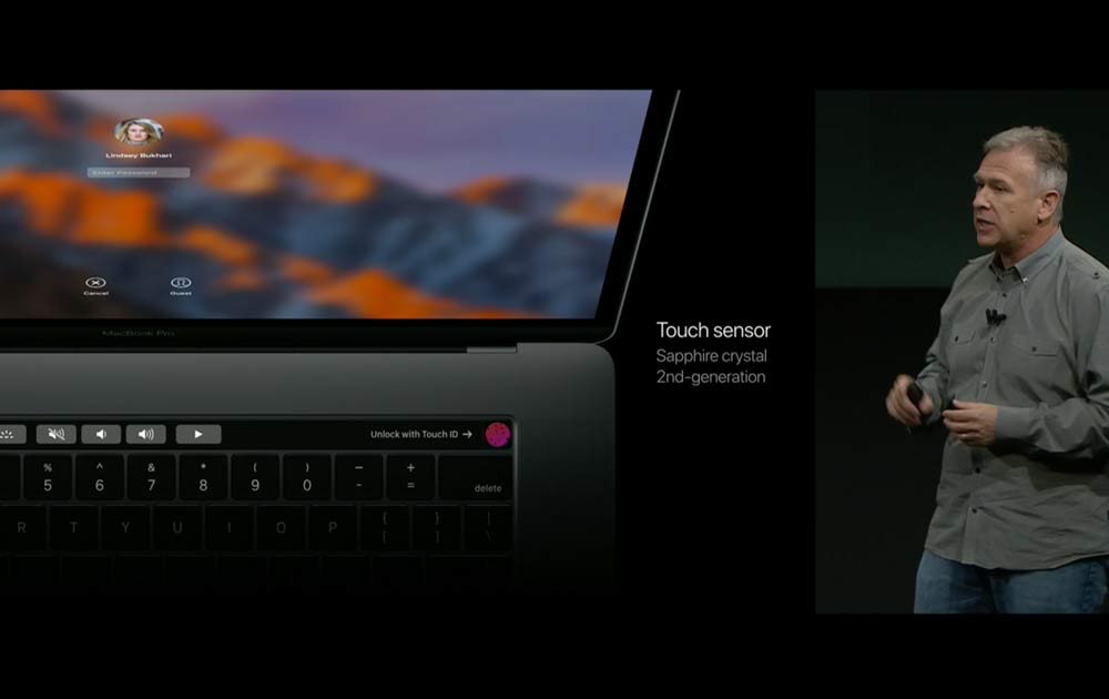 MacBook Pro 指紋認証 Touch ID
