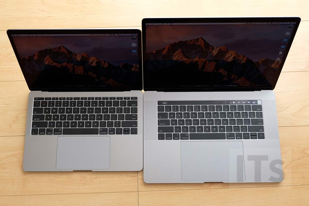 MacBook Pro 13 vs MacBook Pro 15 本体