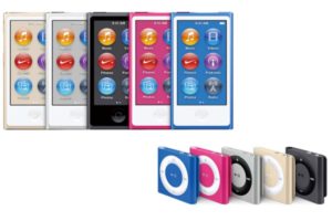 iPod nanoとiPod Shuffle