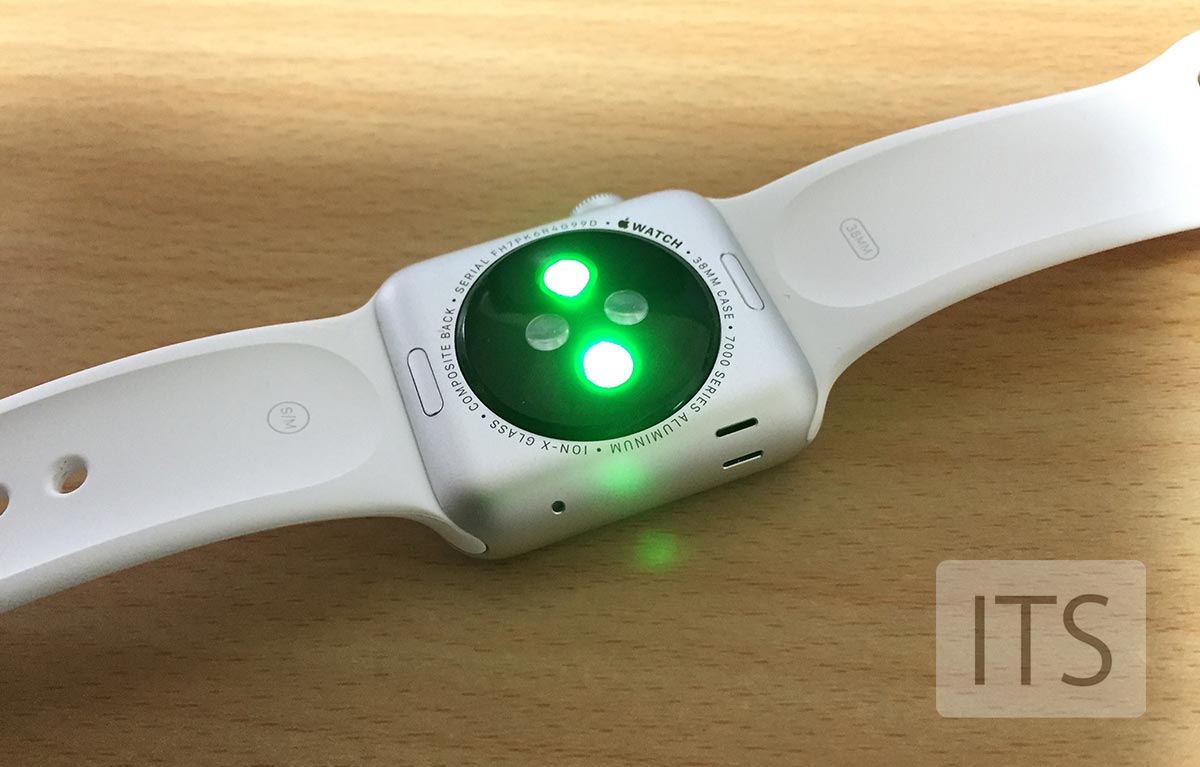 Apple Watchの心拍センサー