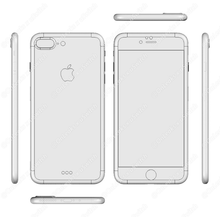 iPhone 7 Plus CADデータ