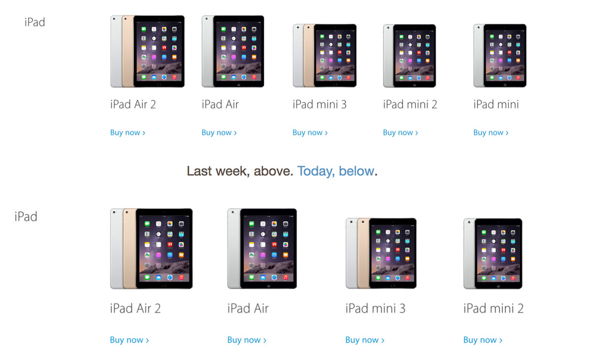 iPad mini 販売終了