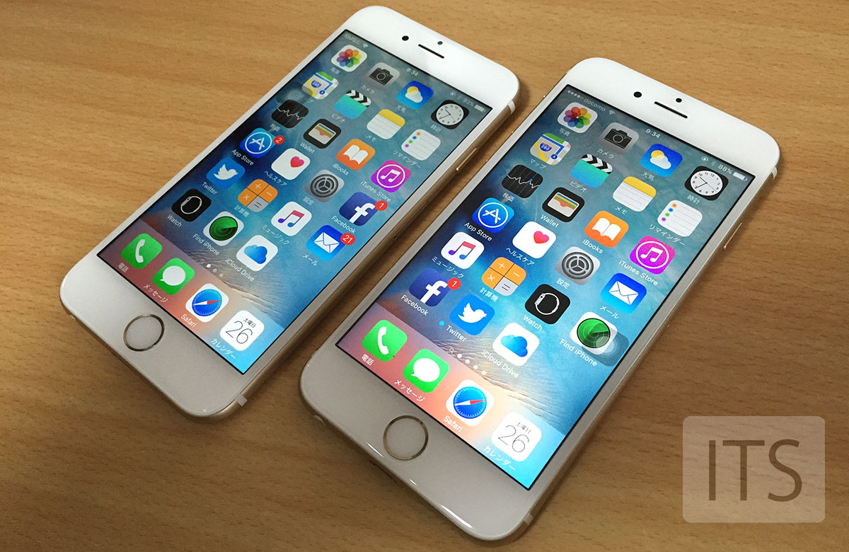 iPhone6s vs iPhone6